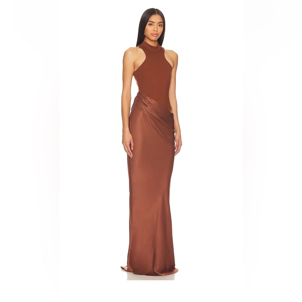 Camila Coelho Estrella brown 2 piece dress, medium - Picture 3 of 16